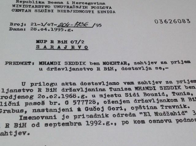 EKSKLUZIVNO, DO SADA NEOBJAVLJENA DOKUMENTA: Šefik Džaferović jedan od krivaca za zločine mudžahedina ODGOVOR NA IZAZOV